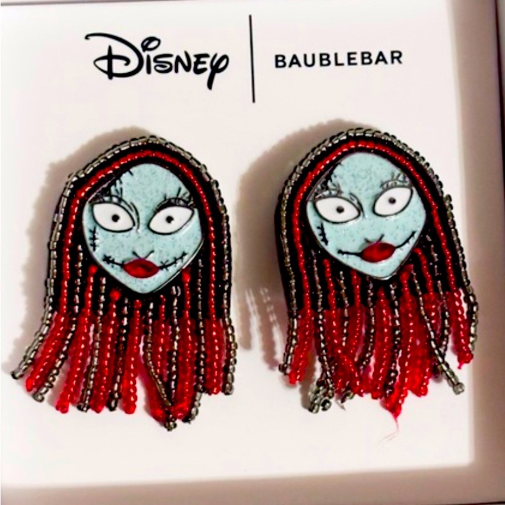 DISNEY BAUBLEBAR NIGHTMARE BEFORE CHRISTMAS SALLY EARRINGS - NEW